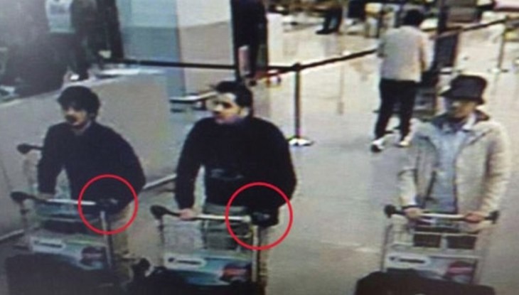 Pachatelé teroristických útoků na letišti v Bruselu 22. března 2016